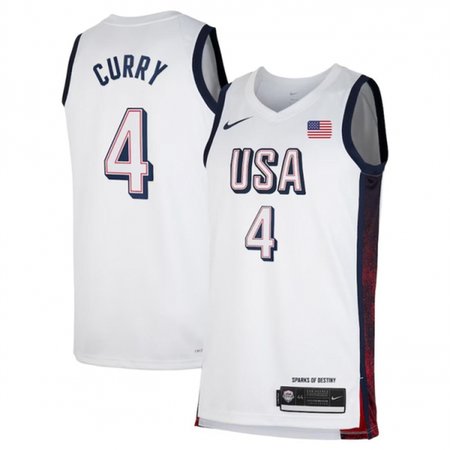 Stephen Curry USA Basketball 2024 Olympics Team Swingman Player Jersey
